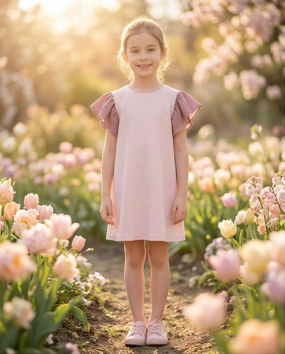 Petal Puff Dress