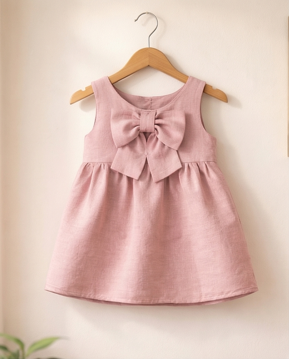 Blush Bow Dress